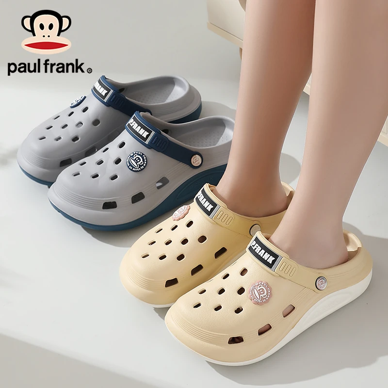 paul frank/大嘴猴paulfrank/大嘴猴软底厚底拖鞋情侣休防臭防滑
