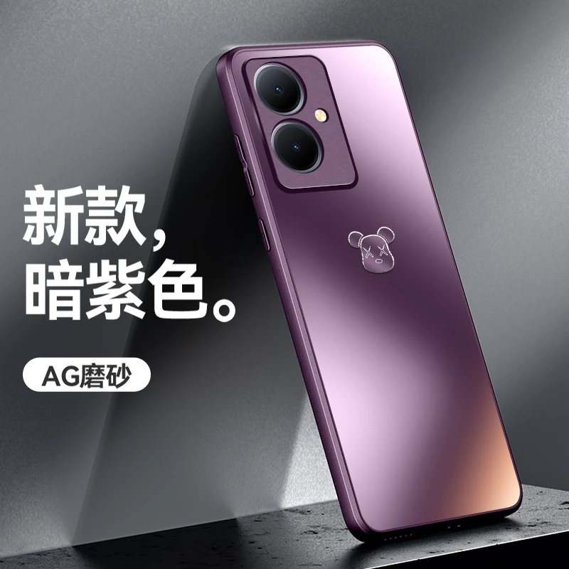 vivo Y78+手机壳小新vovo y78+磨砂壳防指纹viviy78+防摔保护套vi