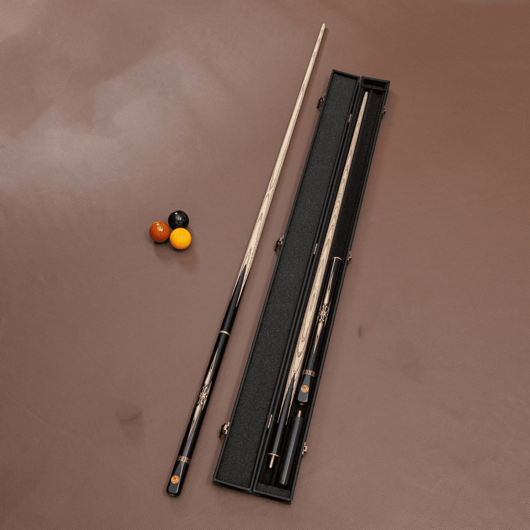 圣剑白蜡木3/4分体杆小头杆波茨杆中式黑八花式九球斯诺克桌球杆