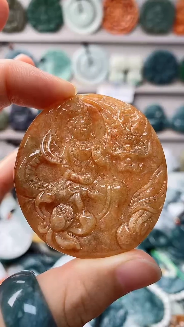 【闪购商品】翡翠颈饰未镶嵌天然翡翠A货