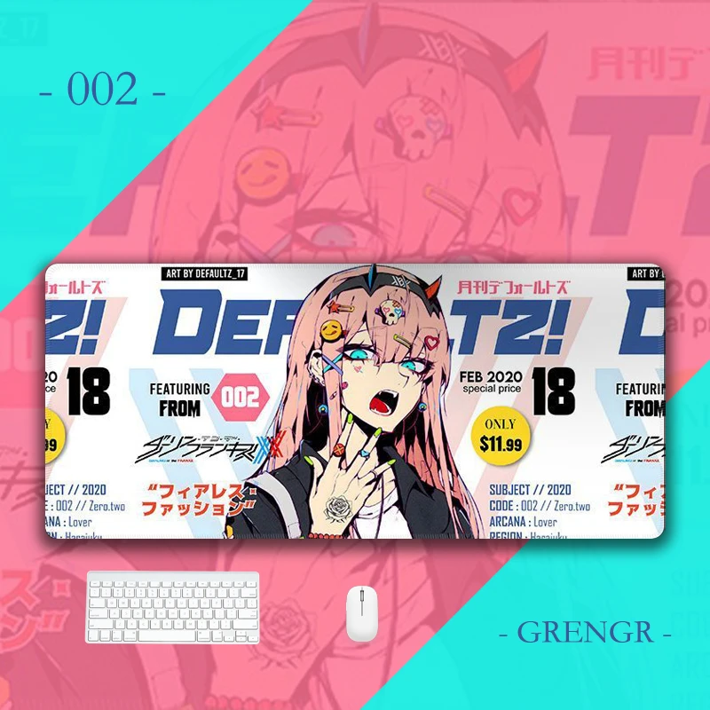 国家队02动漫鼠标垫超大号电脑桌面垫子笔记本游戏办公丝滑鼠标垫