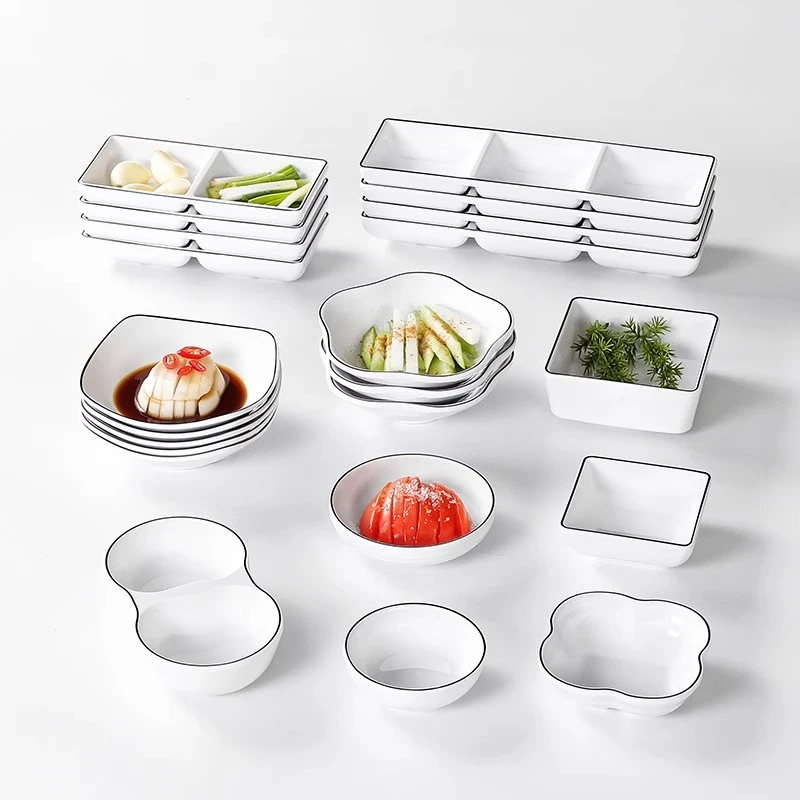 密胺餐具碟子商用烤肉店小盘子酱料调料沾水蘸水蘸料碟调味碟味碟