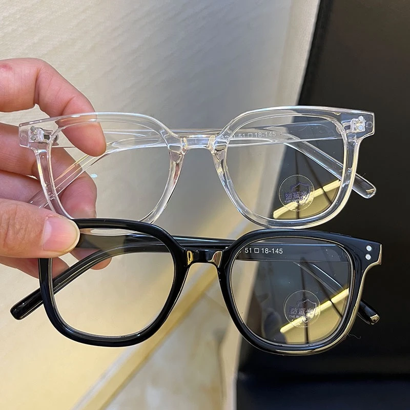 Jimmy妈童品【潮童搭配】儿童复古平光镜凹造型眼镜男女童ins黑框