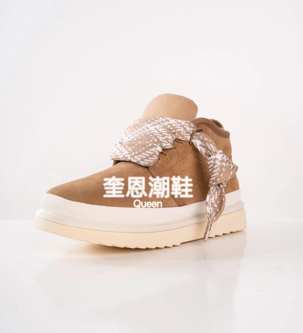 复古厚鞋舌设计简约百搭小众时尚休闲女士雪地靴明星同款