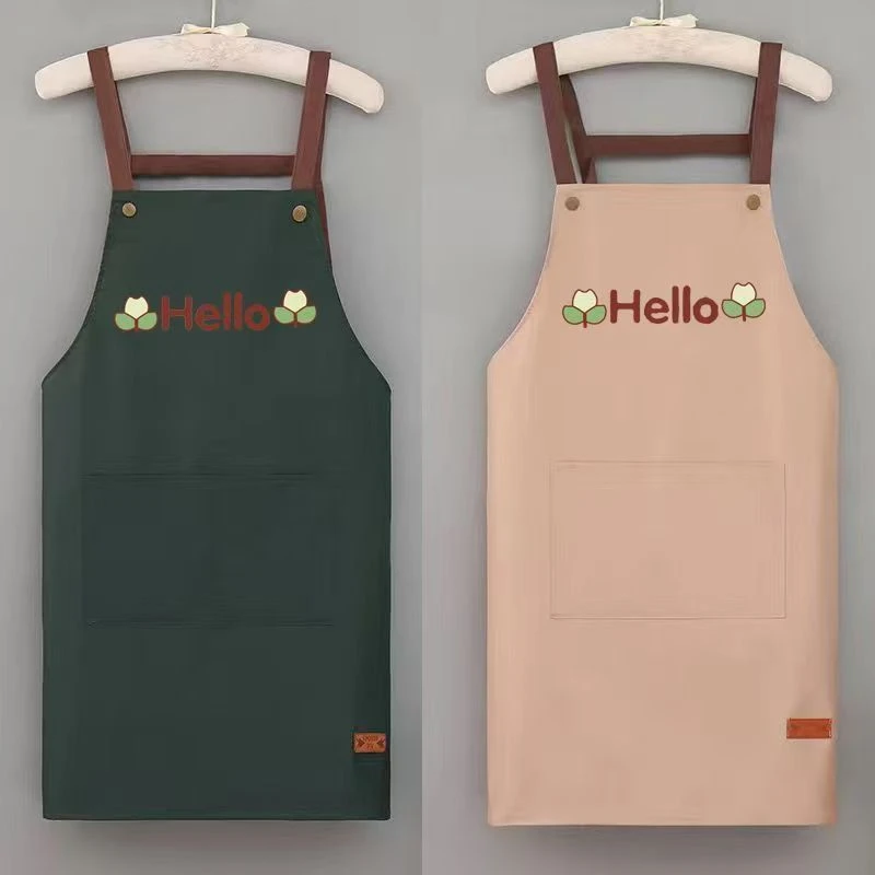 【云珀】防油污防水工作服围裙家用围裙厚款围裙防水防油污免洗围裙