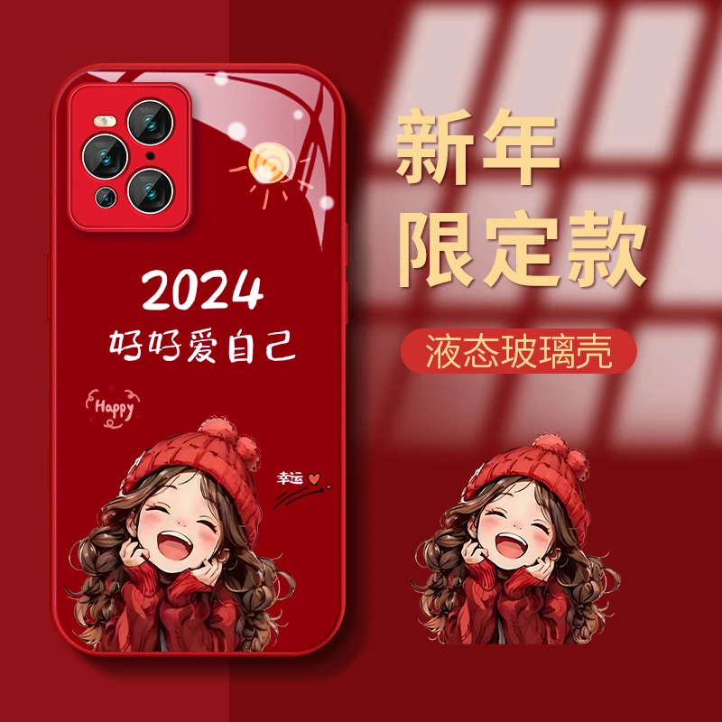 适用OPPOFindX3幸运女孩防摔保护套网红女款全包高颜值新手机壳