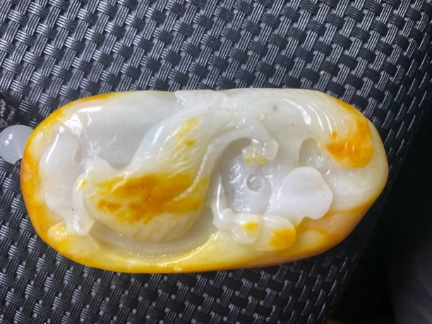 和田玉精品手把喜上眉梢