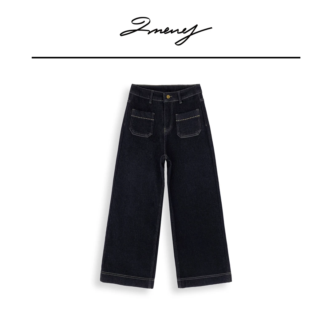 LMENY贴袋奶奶裤！加绒撞色明线显直显瘦奶奶裤24DK022