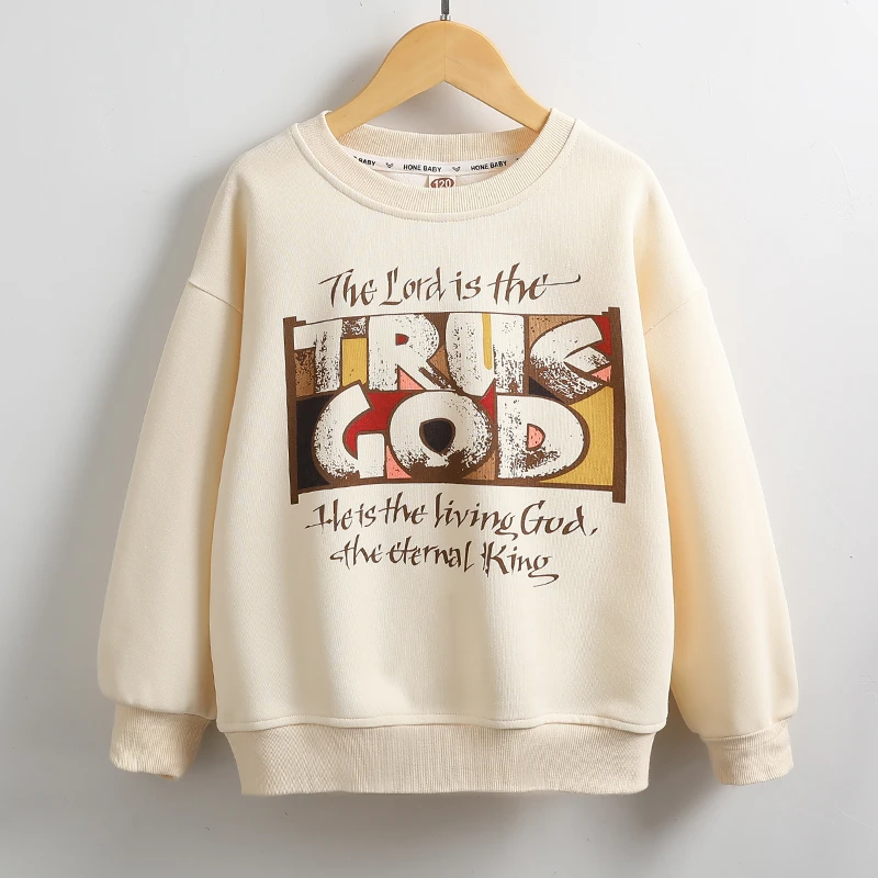 女童春秋卫衣2024新款洋气圆领春装韩版衣服中大童春季宽松上衣潮