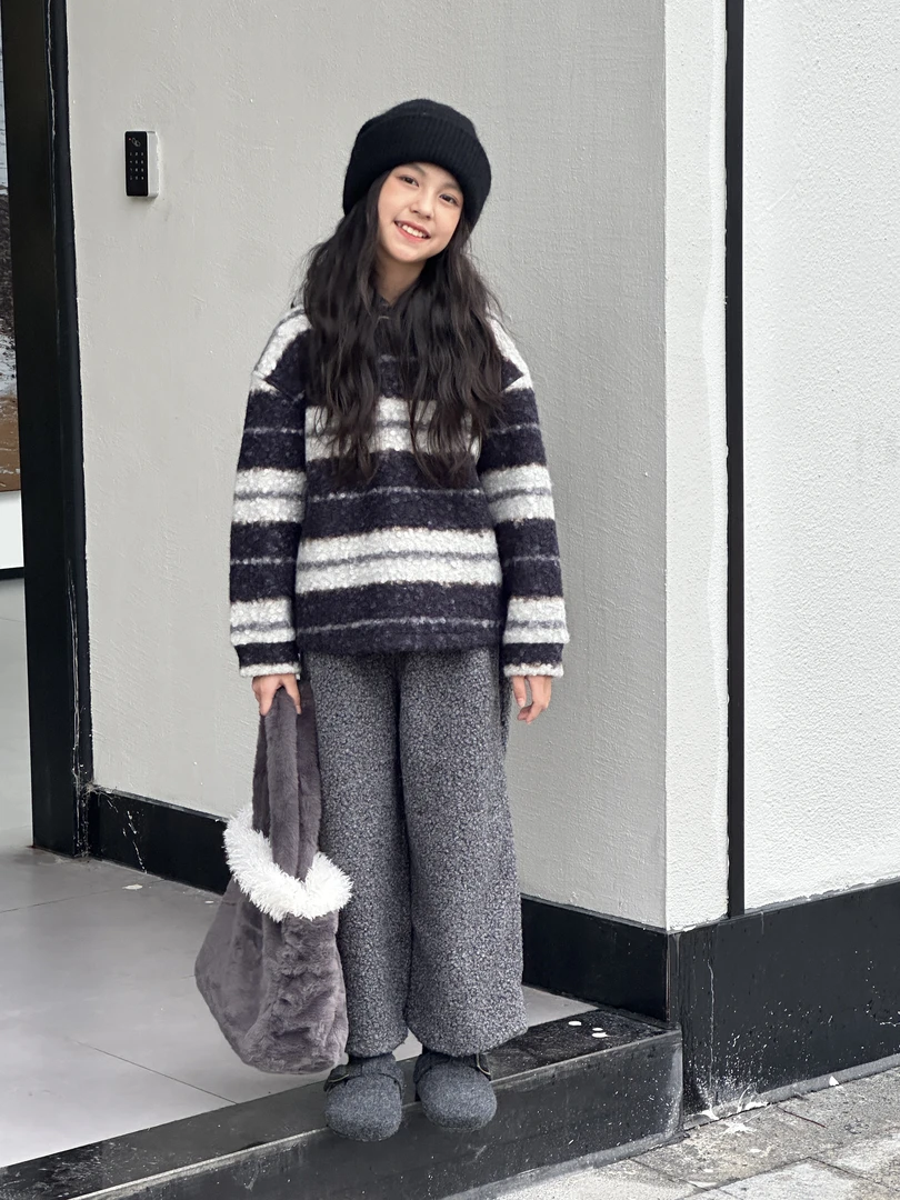 女中大童2024秋冬韩系百搭时尚套装