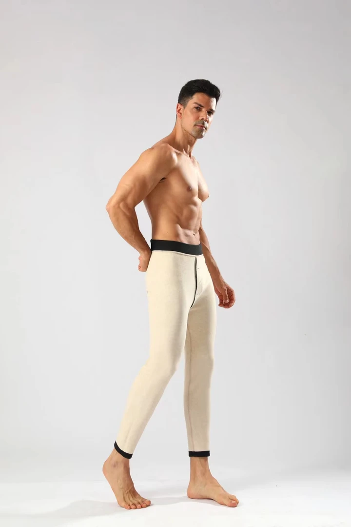 （秘密地带）秋冬新款男士保暖裤