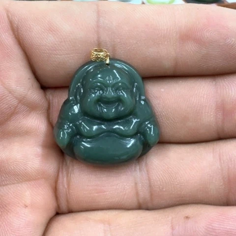 和田玉(碧玉)颈饰未镶嵌