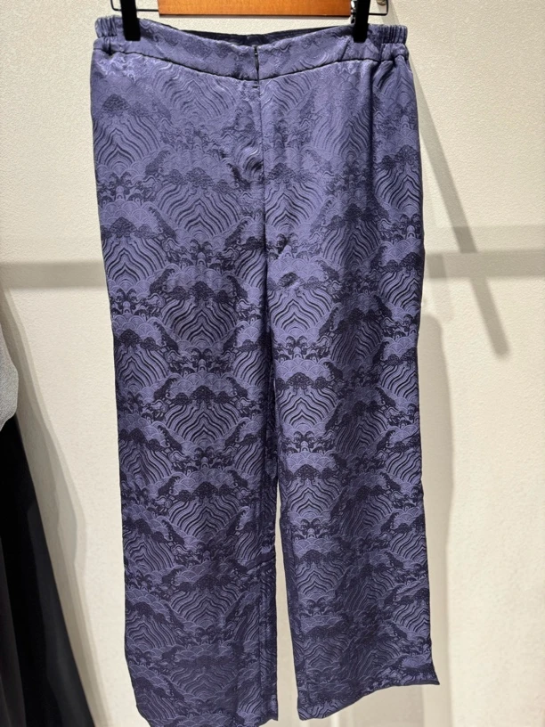 菁菁古韵｜提花真丝江崖海水纹驼绒絮片棉服 保暖冬款