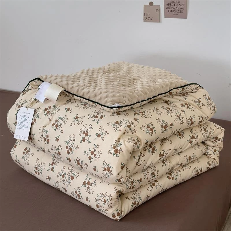 【晴美】全棉豆豆绒安抚被