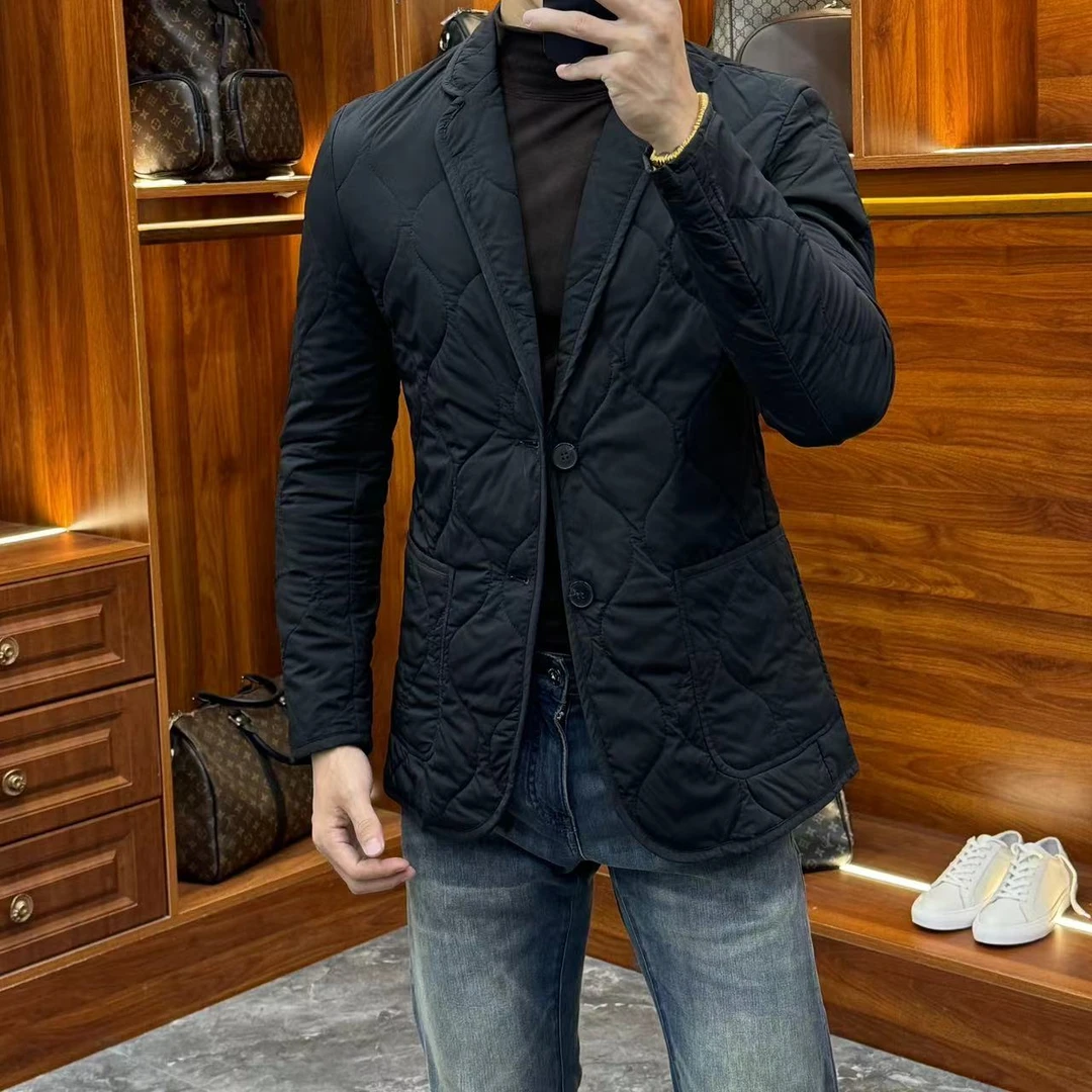 2024秋冬新款轻薄男士棉西服8859