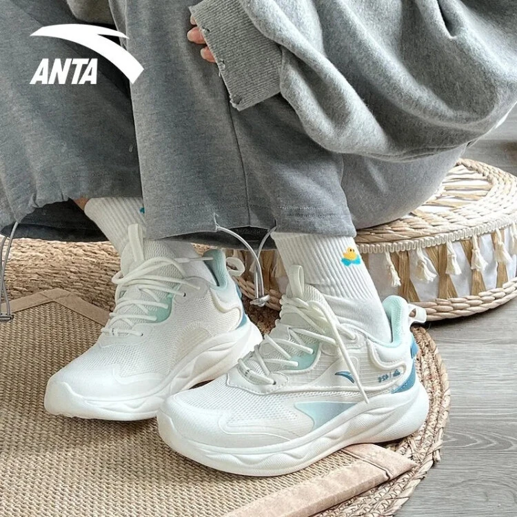 ANTA/安踏女鞋绵绵弹2运动鞋秋夏季休闲跑步鞋软底缓震轻便跳绳鞋