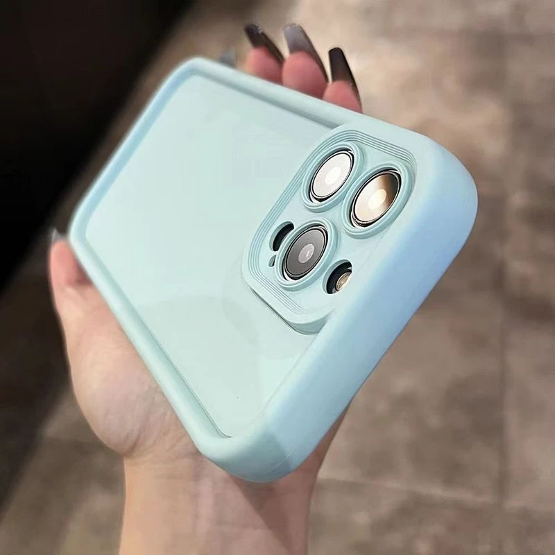 简约纯色VIVOX90手机壳IQOONEO8/s17E女S7S10S9Y33S/Y78Y5Y35全包