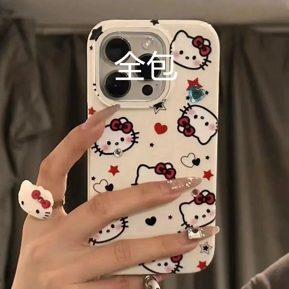 爱心星星KT猫适用VIVOY200i手机壳Y3Y78+Y36Y32Y35M/Y72T/Y52SY93