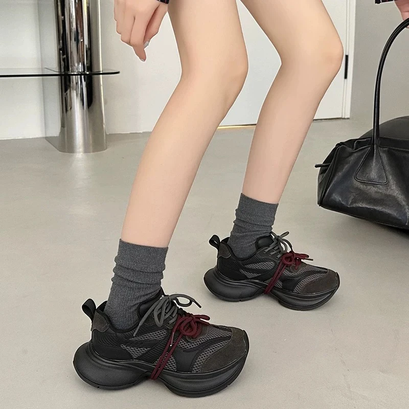 爆款轻便百搭厚底老爹鞋4D16