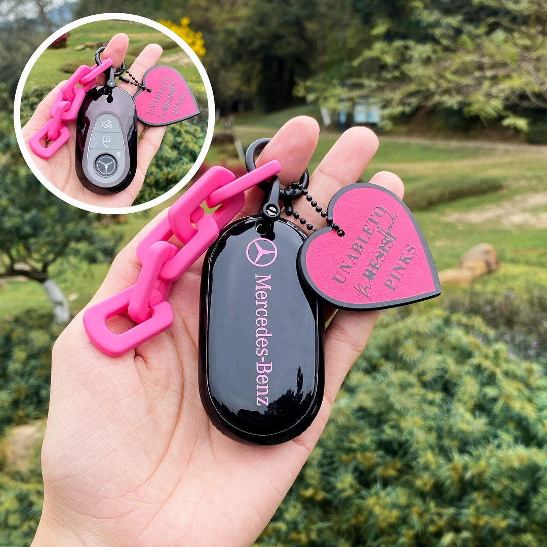 奔驰e300IE级钥匙套24款新C级壳c260l扣gle级壳glc300l包glb200套