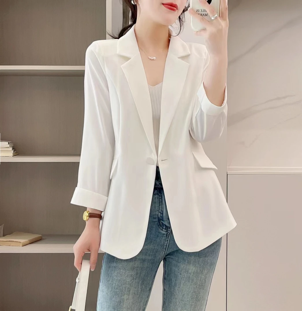 【D241-D250】韩版小西装呢子冬季春秋冬款显瘦气质小个子宽松