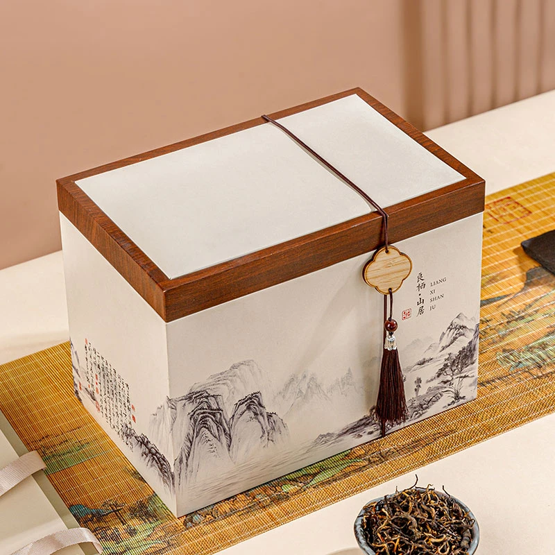 茶叶包装盒空礼盒装通用散茶桶半斤一斤福鼎白茶普洱白毫银针国风
