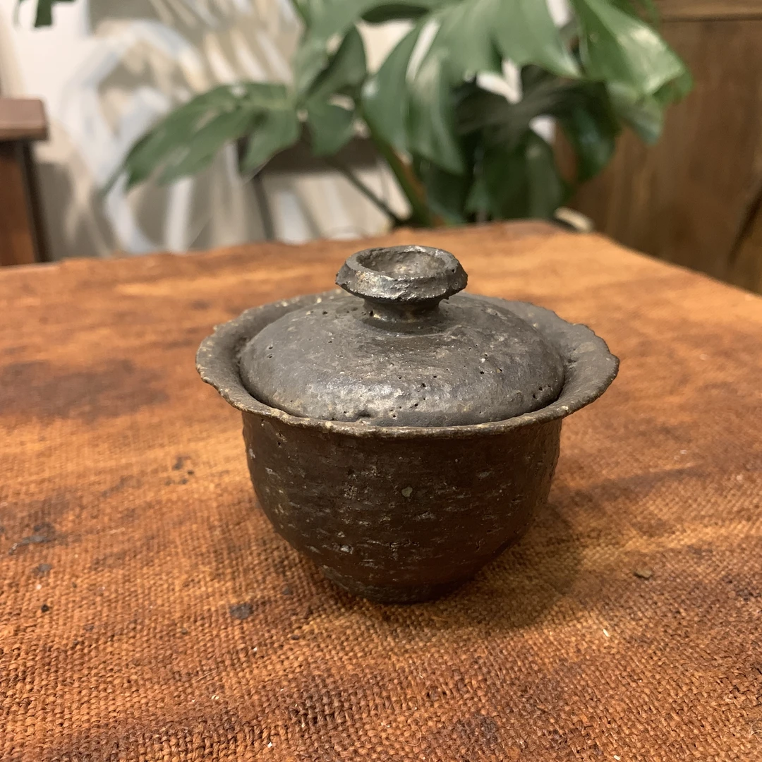 侘寂风-复古盖碗