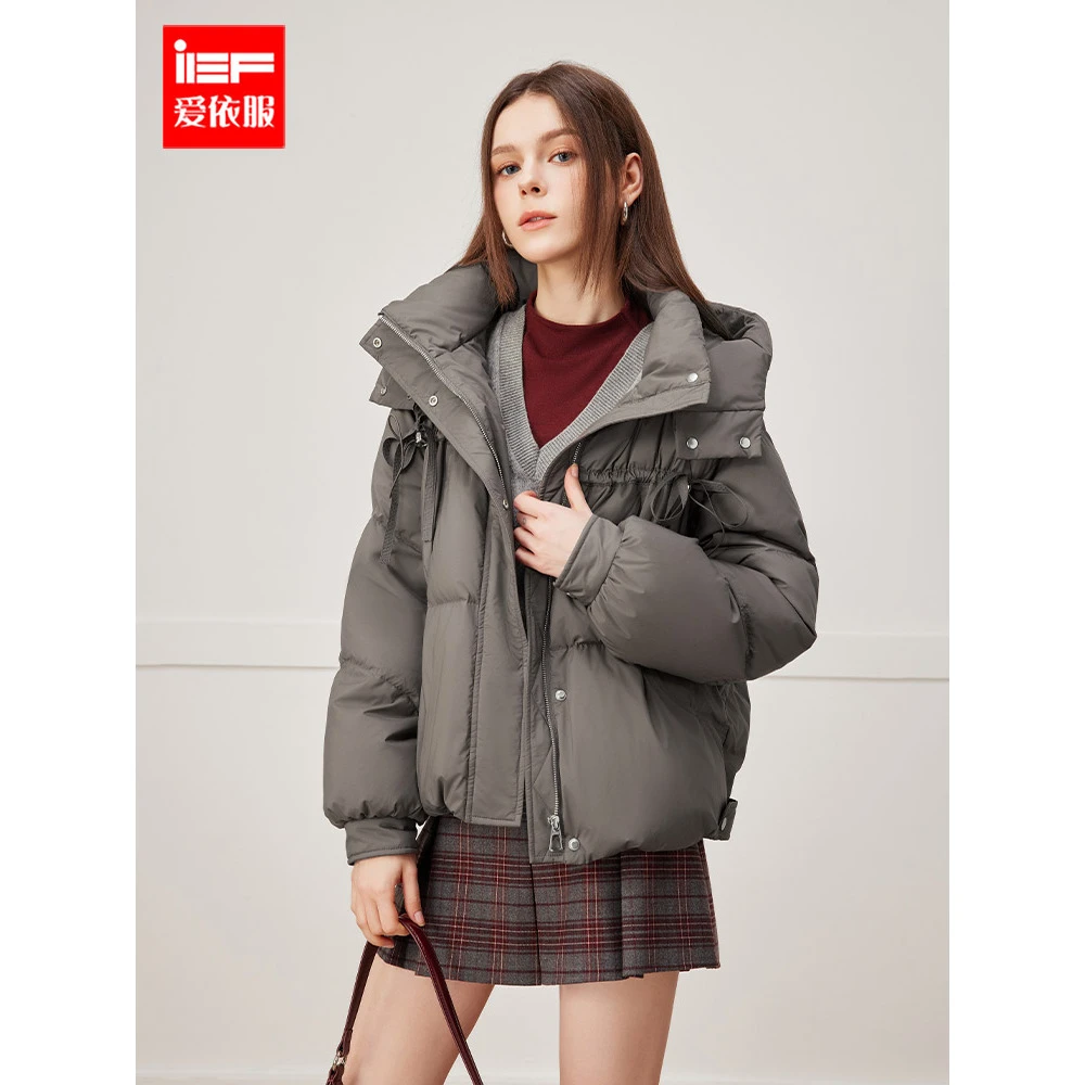 IEF/爱依服【焦糖玛奇朵】冬季新款洋气时尚通勤百搭保暖羽绒外套