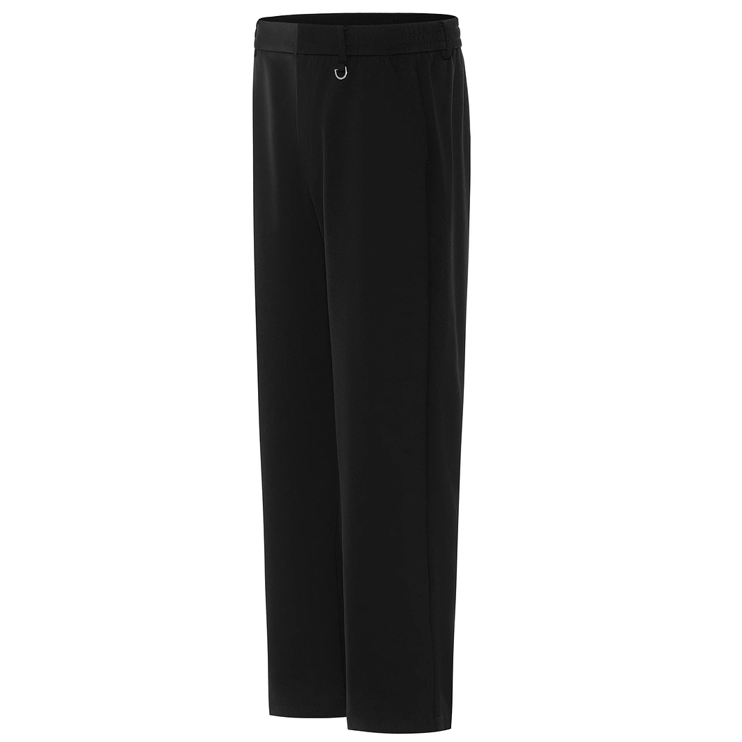 Trendiano松紧腰廓形梭织长裤3LE3062390