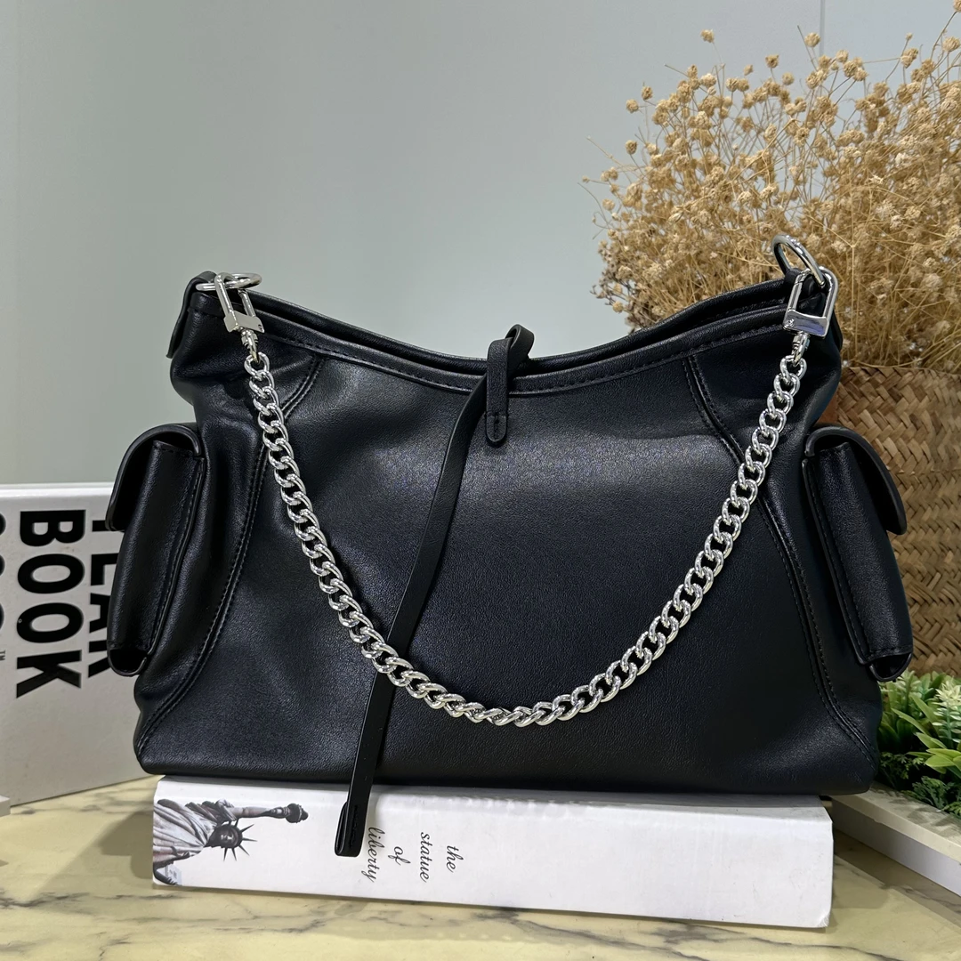 【琪琪定制】 VIVI MERRY 品质女包单肩包黑（hkIT-1065-hei）