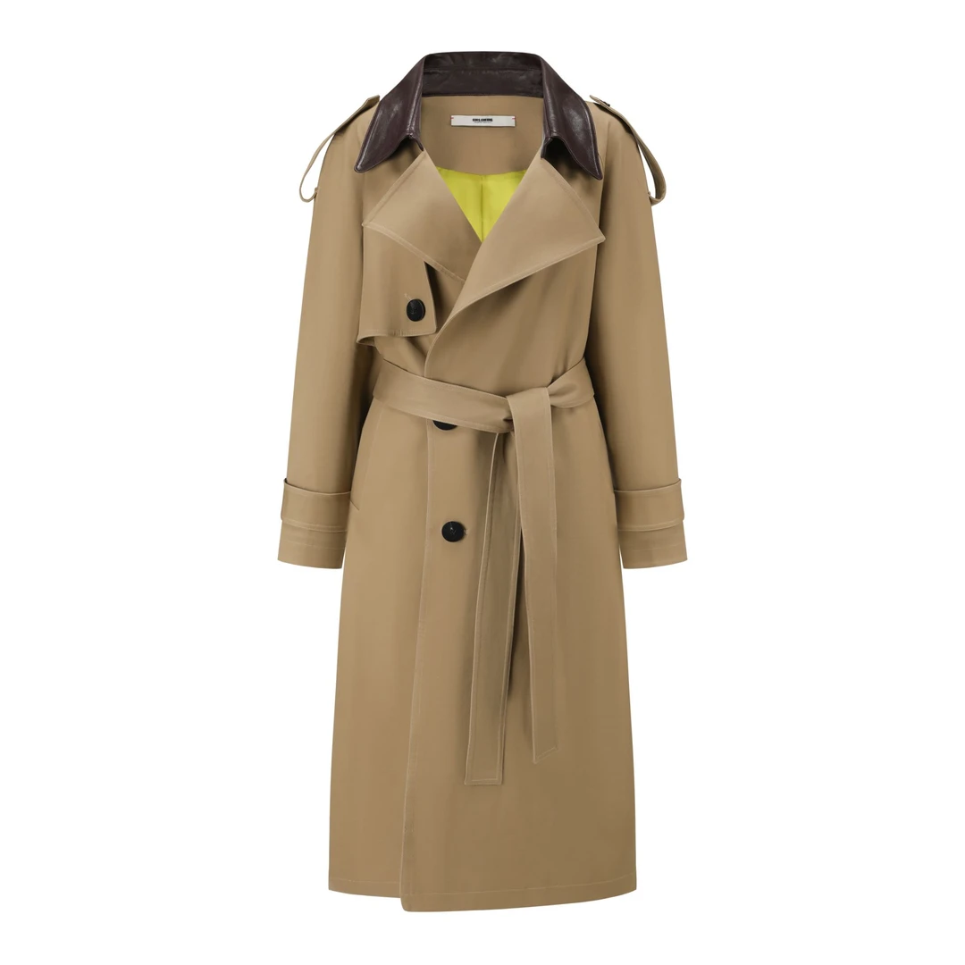 【顾文婷推荐】ELVIS.CHEUNG蒋云 长款军 装感大衣 E2K02061AA902