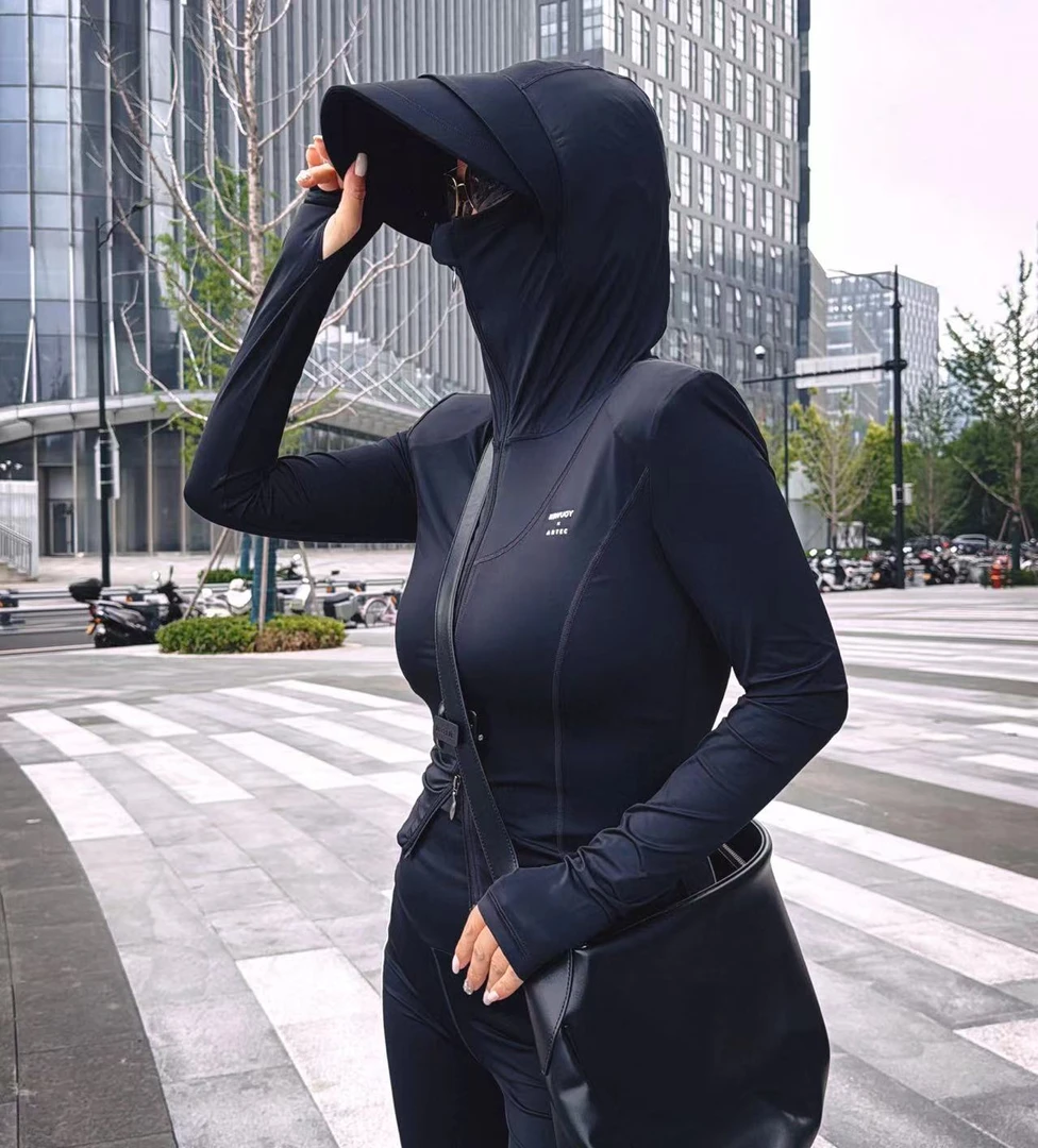 【顾文婷推荐】YOUWEI有尾 短款联名防晒瑜伽上衣 Y2423306