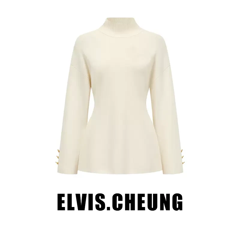 【顾文婷推荐】ELVIS.CHEUNG蒋云 郁金香型中长款毛衣 E2H05007AA