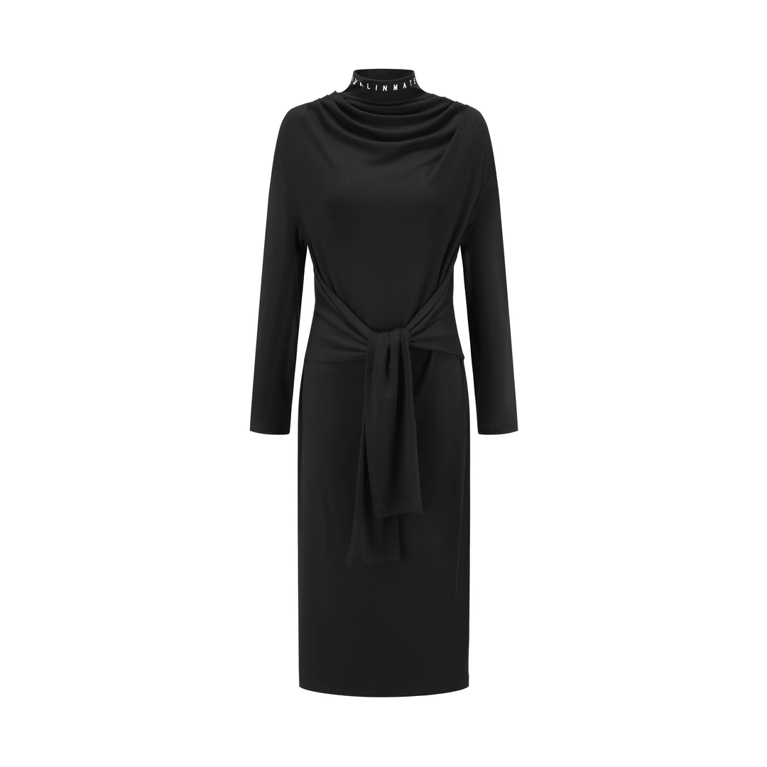 【顾文婷推荐】YOUWEI有尾 烟管荡领连衣裙 DT5724409