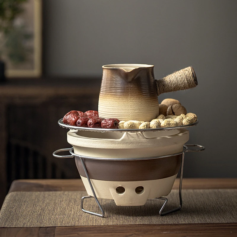 罐壶碳炉煮茶壶2023年网红新款围炉煮茶的茶具套装户外陶炉煮茶罐