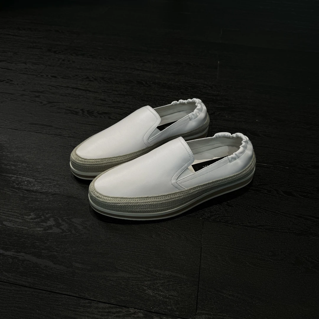 高级男鞋 夏季新品24s舒适软底平底男款时尚低帮鞋一脚蹬休闲鞋