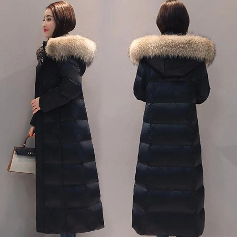 波司断码羽绒服2023新款爆款反季促销衣女士女款中长款大码加厚