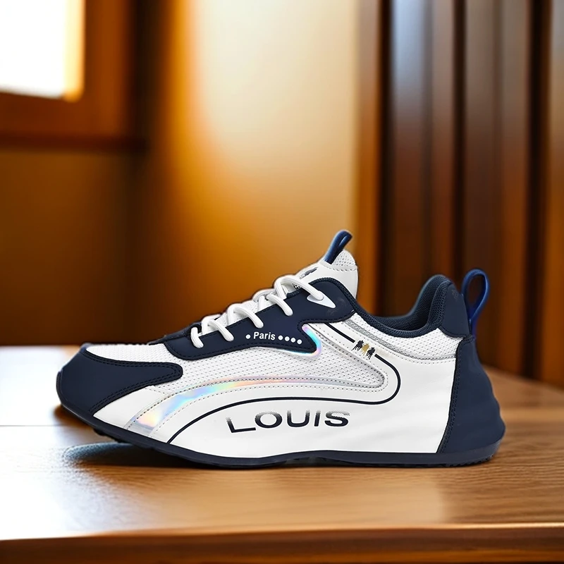 路易斯悍马高端夏季新款轻奢时尚休闲舒适软底鞋子情侣百搭鞋8919