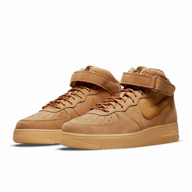 Nike Air Force 1 Mid AF1小麦色空军一号中帮休闲板鞋DJ9158-200