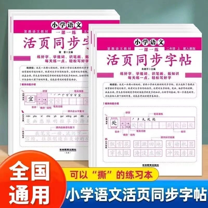 【东方文澜】同步字帖同步语文课本小学生二三四五六年级练字写字