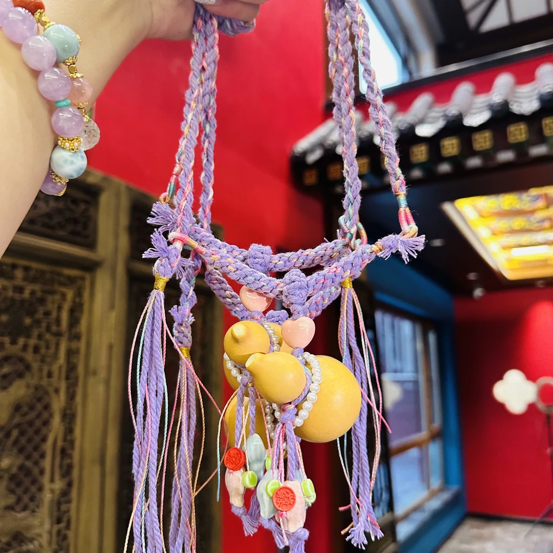 非金属布艺项链 板家文创 · 【多巴胺手工葫芦项链】