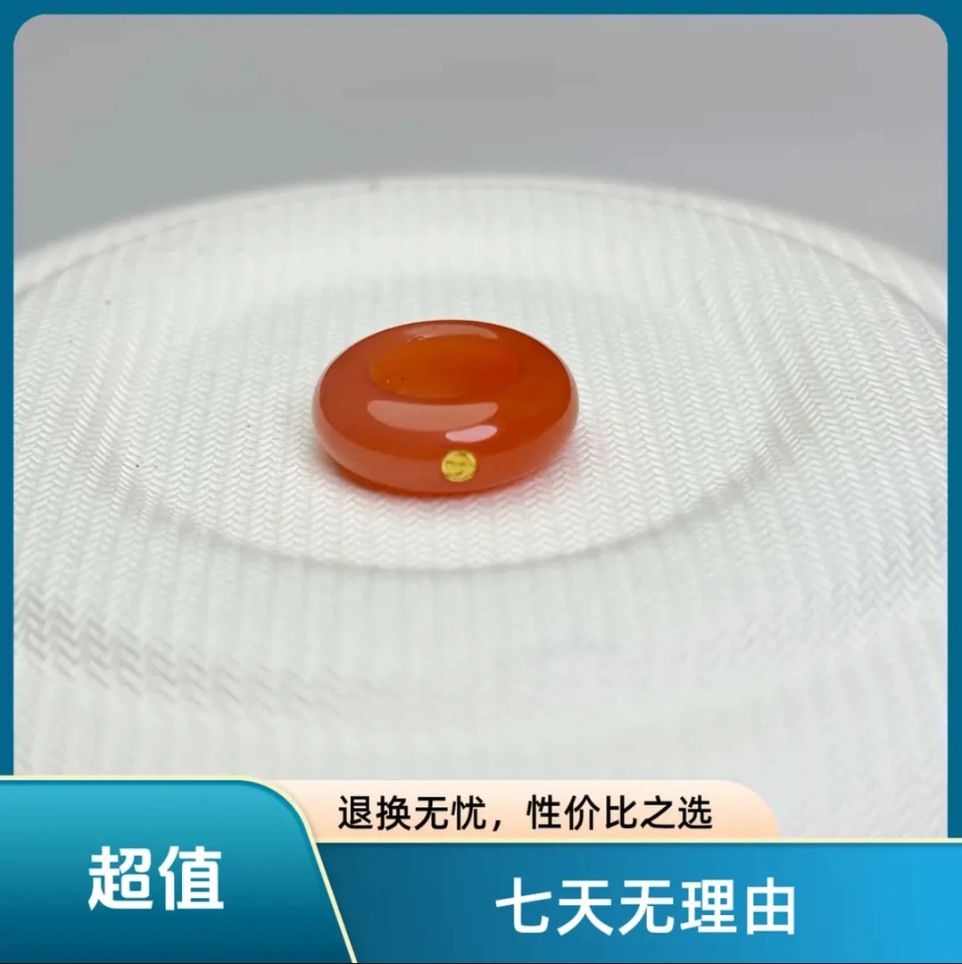 百搭爆品镶嵌24k金标款粉糯跑环内径8mm器型饱满