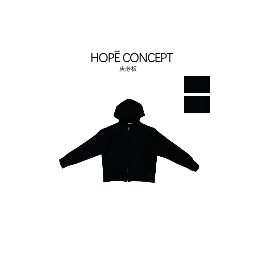 3547# miu式知识分子日常 miu家定制面料拉链连帽卫衣男女同款