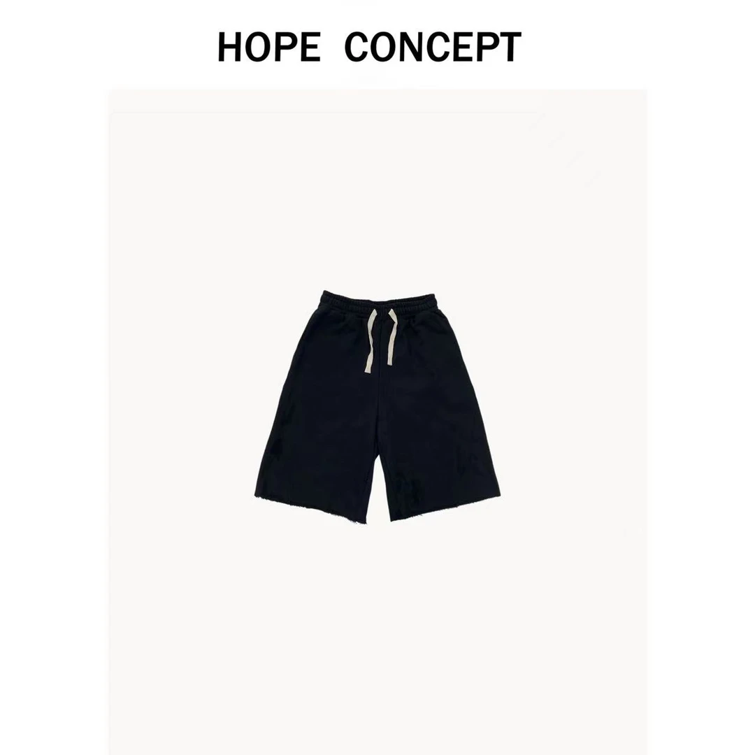 3086# 重磅纯色卫裤短裤