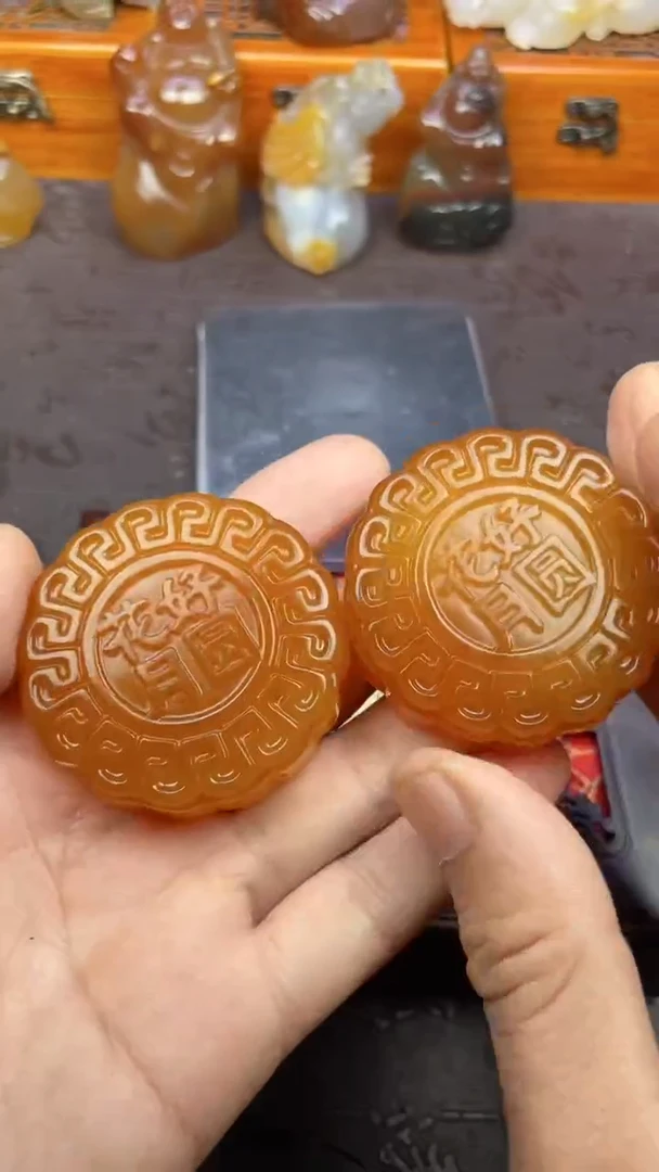 【闪购商品】玛瑙/玉髓手把未镶嵌1