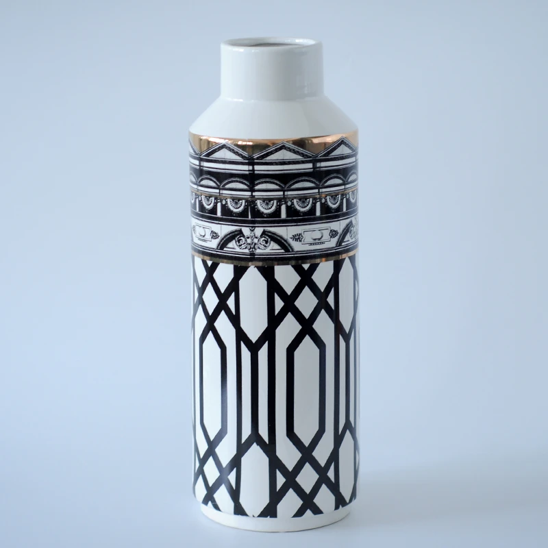 现货价 出口北欧手工陶瓷花瓶非偏远0038