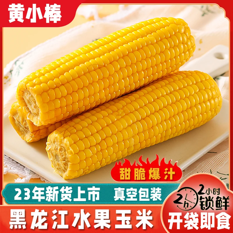 【黄小棒】水果玉米8根 每根均重270g 开袋即食 甜脆爆汁真空包装