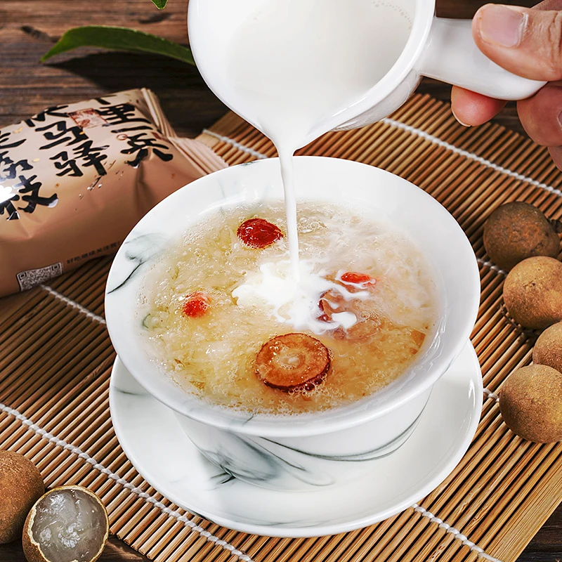 李养养重庆桂圆红枣莲子冻干银耳羹冲泡即食免煮速食银耳干货早餐