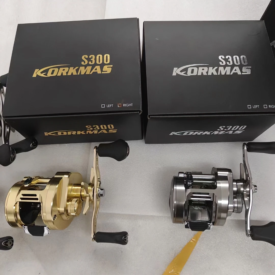 科马斯300鼓轮2023新款钓黑鱼远投深线杯全金属雷强打黑鱼路亚轮