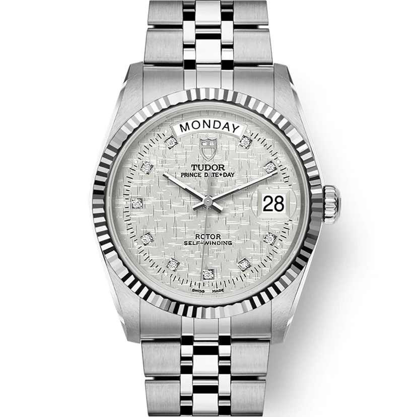 95新 TUDOR/帝舵 王子银钻M76214时尚腕表36mm单表 男士经典防水